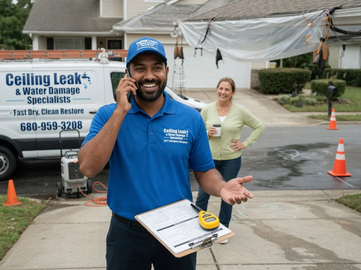 Ceiling Leak Cleanup Hebron, NE FAQs